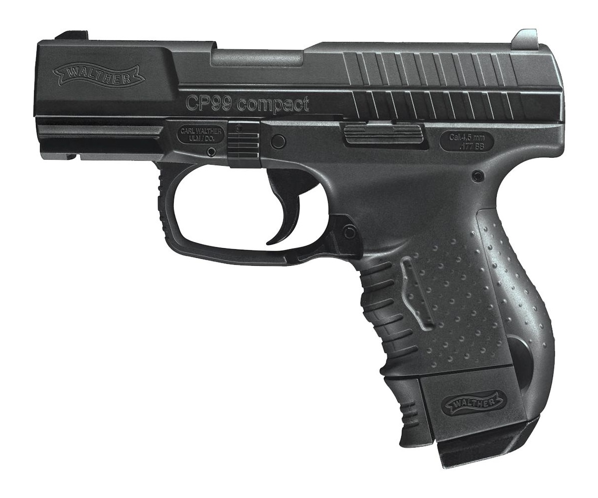Пистолет пневм. Walther CP 99 Compact.с черной рукояткой