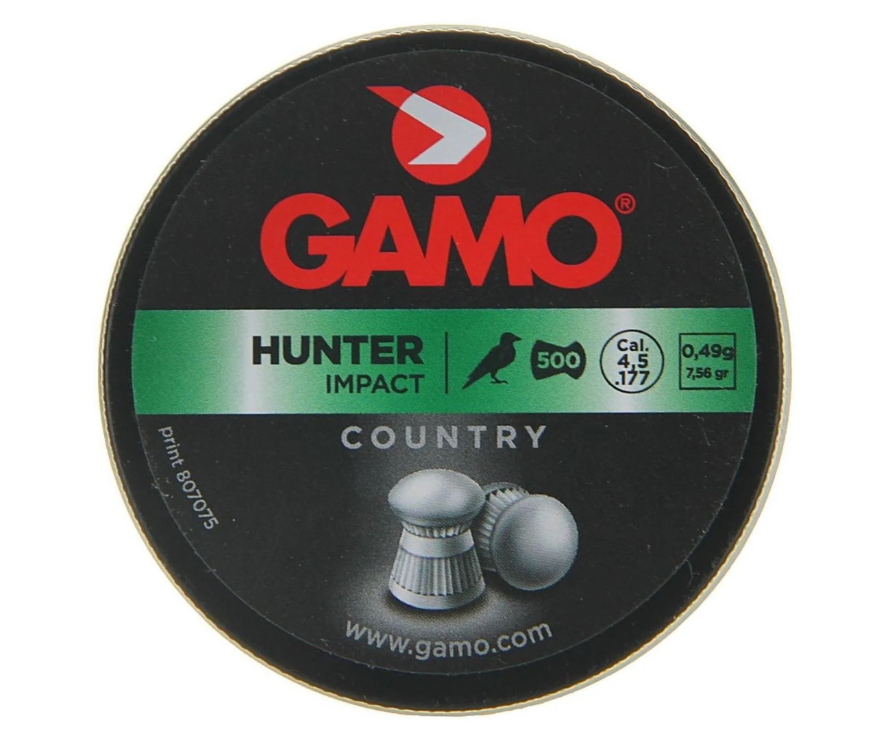 Пули Gamo Hunter (500)4,5 мм