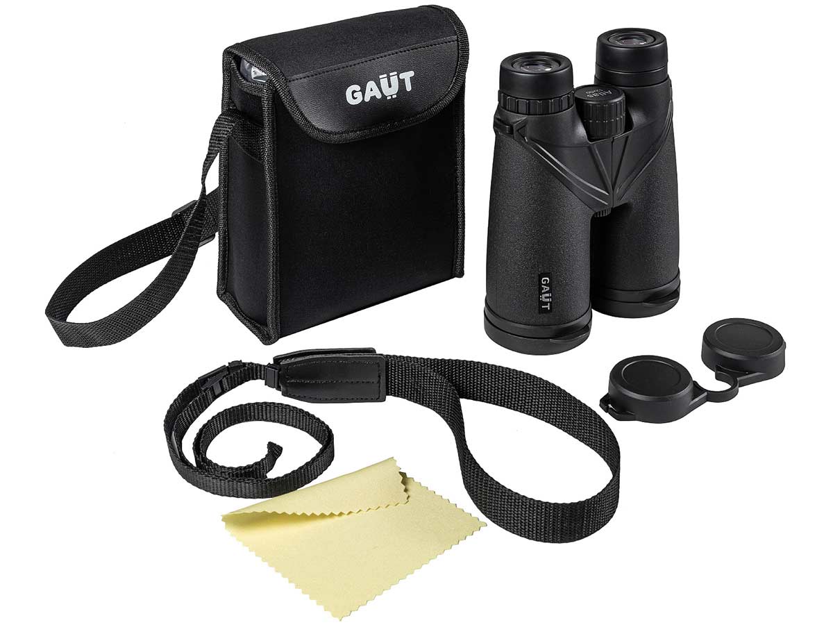 Бинокль GAUT Attas 12х50 Waterproof  ВК7,тип Roof.цвет-черный 760г IPX6