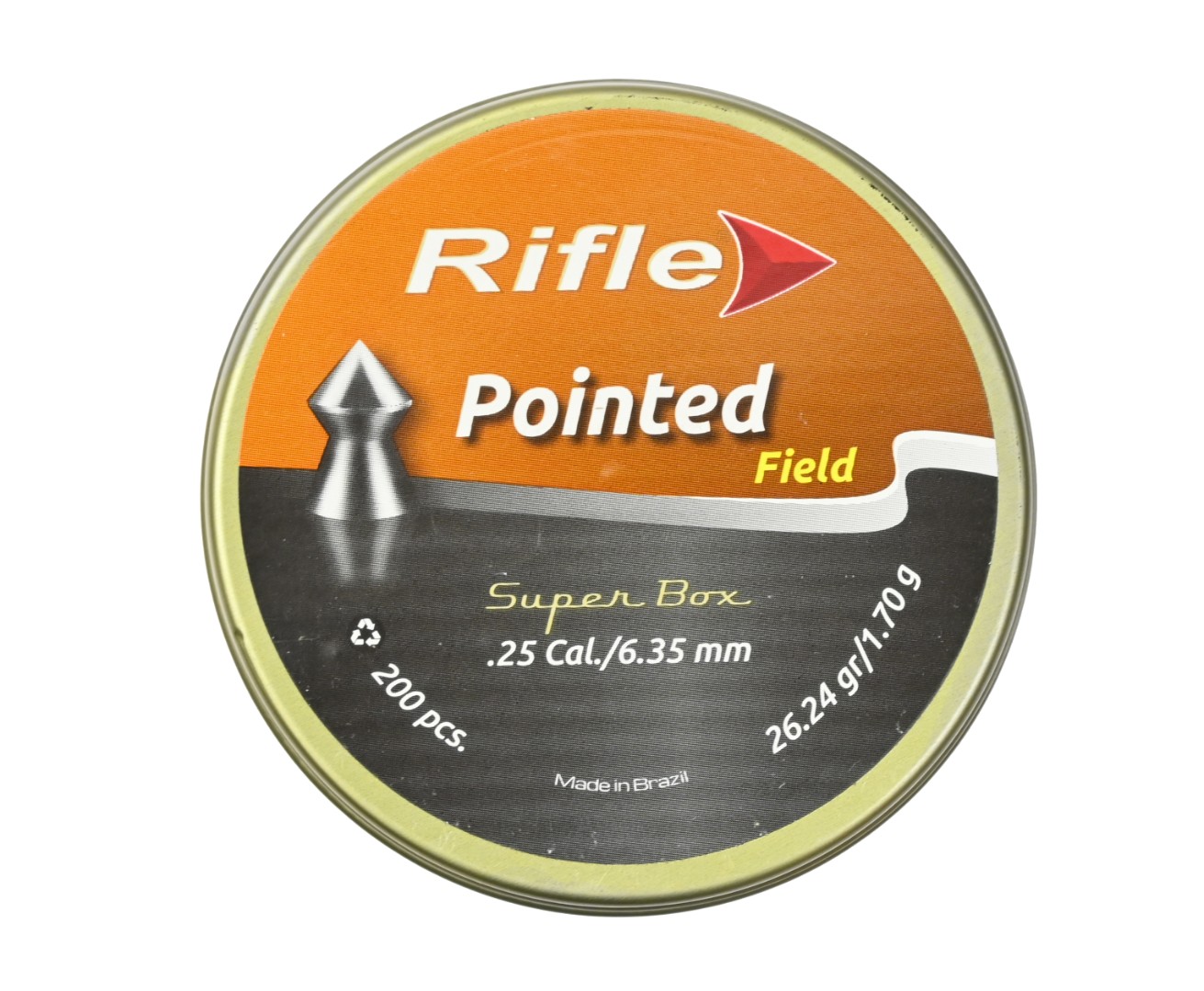 Пули RIFLE Fieid Senes Pointed  кл 6,35(200)1,7гр