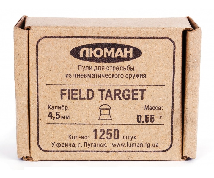 Пули Люман Field Target  0,55гр (1250шт)
