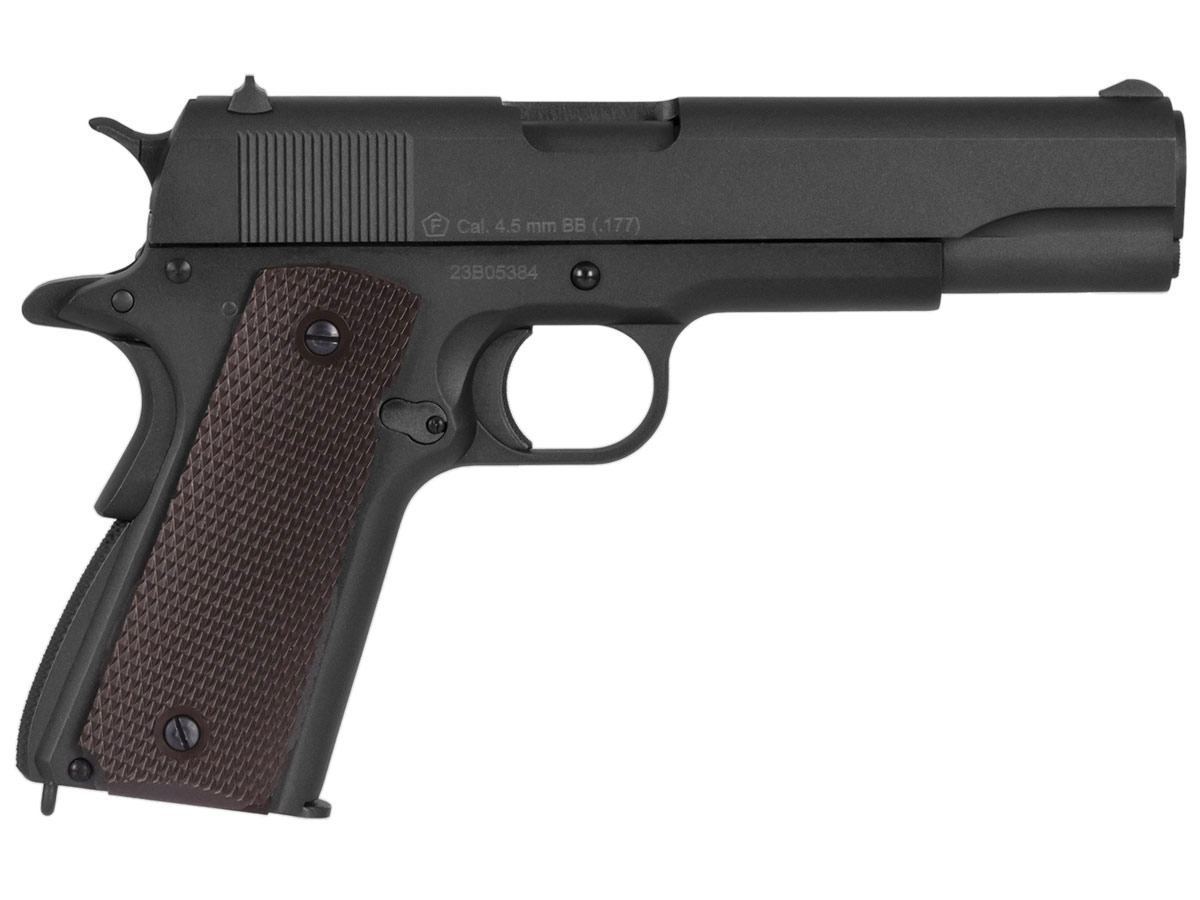 Пистолет пневм Stalker STC (Colt 1911A1) к 4,5 металл,Hop+Up.Browback,черный.магазин 17 шариков,серы